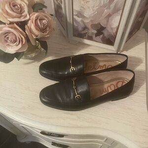 Sam Edelman Loraine Black Leather Loafers